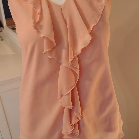 Womens M A. Byer blouse tank top racerback pink - Picture 5 of 6